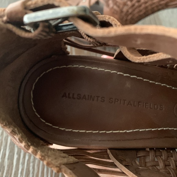 All Saints Spitalfields strappy heel/bootie - Picture 5 of 6